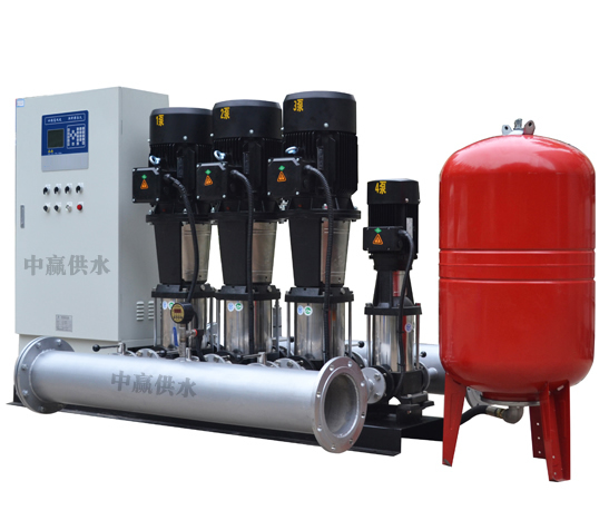 變頻恒壓供水系統(tǒng)主要由PLC、變頻器、觸摸屏、壓力變送器、動力及控制線路以及泵組組成